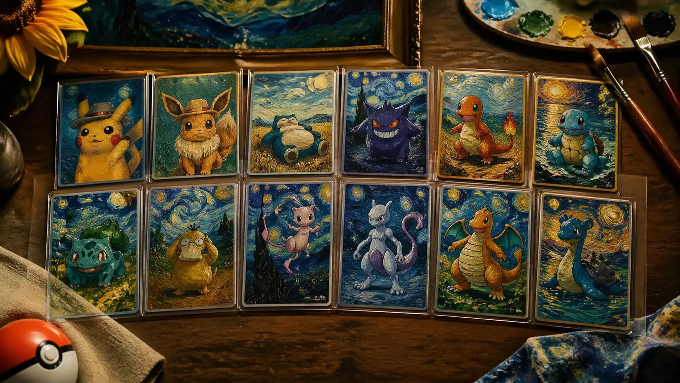 Hoeveel Pokémon Van Gogh kaarten zijn er?