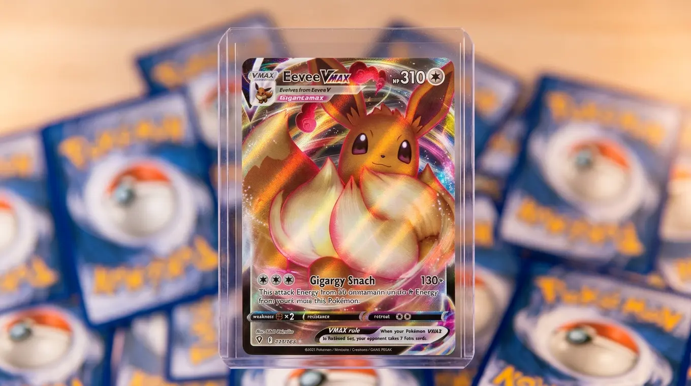 Pokémon kaarten waarde Eevee VMAX