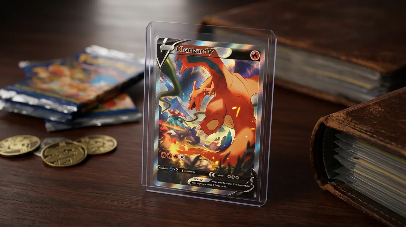 Waarde Pokémon kaart Charizard V