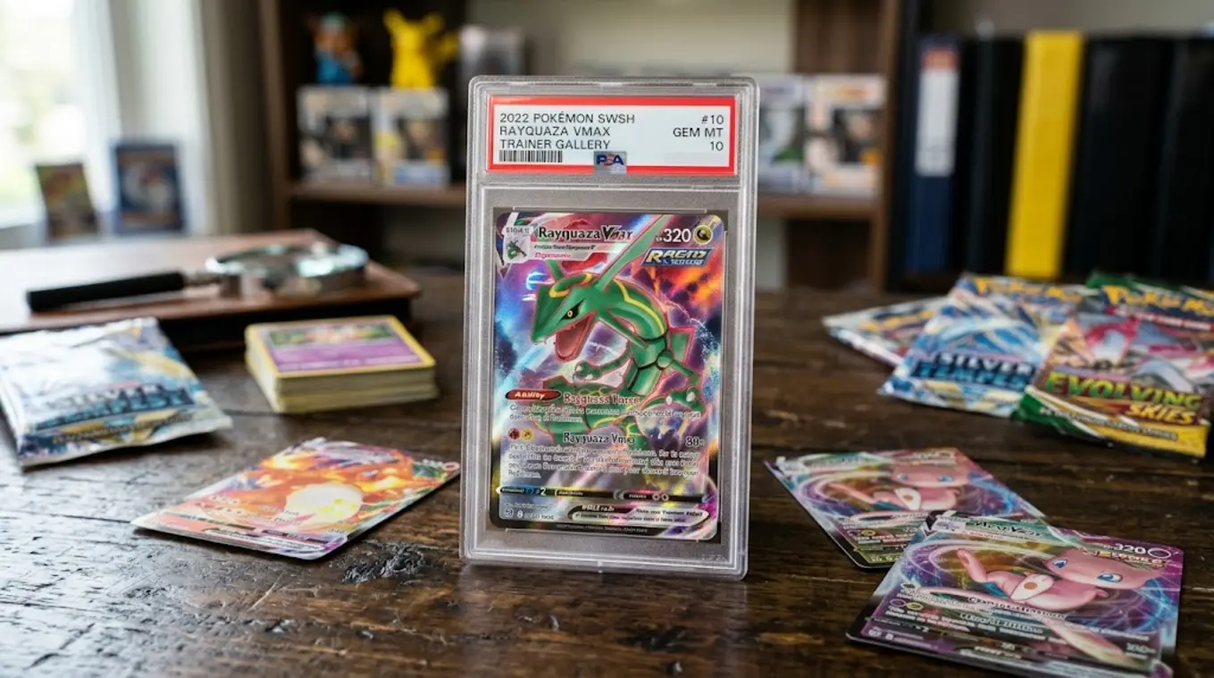 Pokémon kaarten waarde Rayquaza VMAX