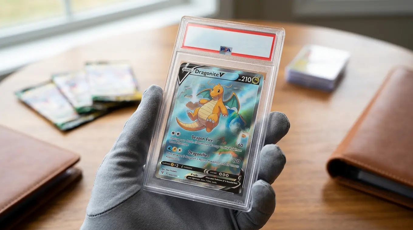 Pokémon kaarten waarde Dragonite V