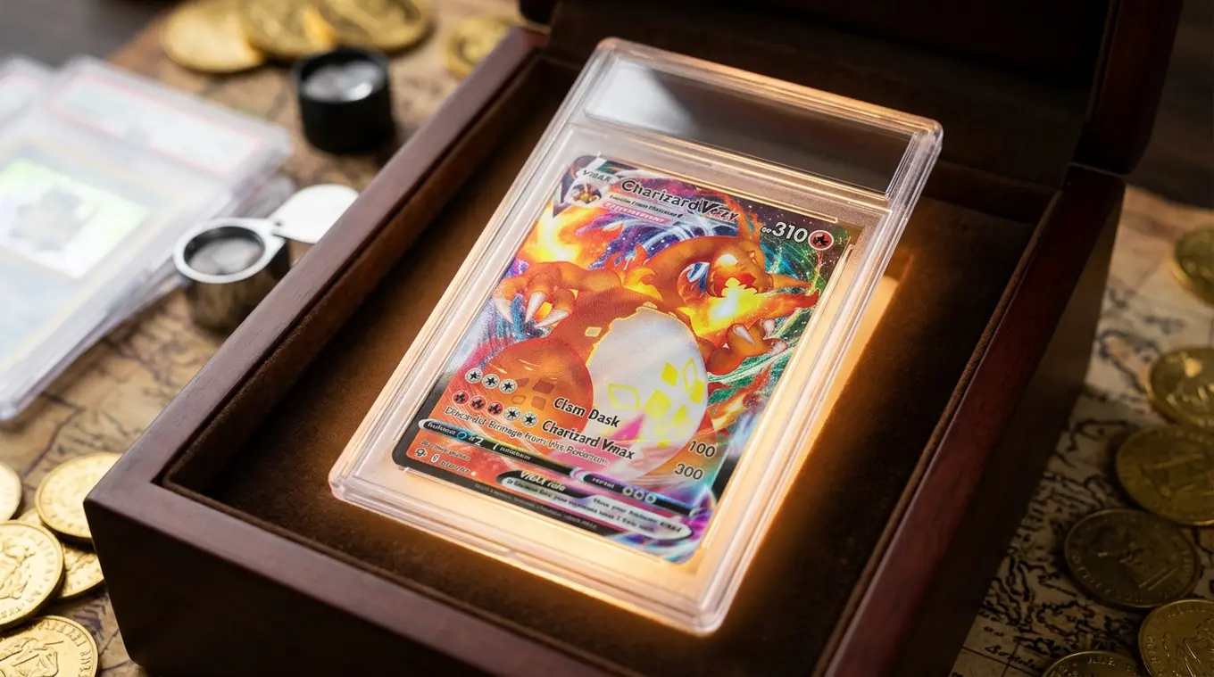 Hoeveel is de Pokémon kaart Charizard VMAX waarde