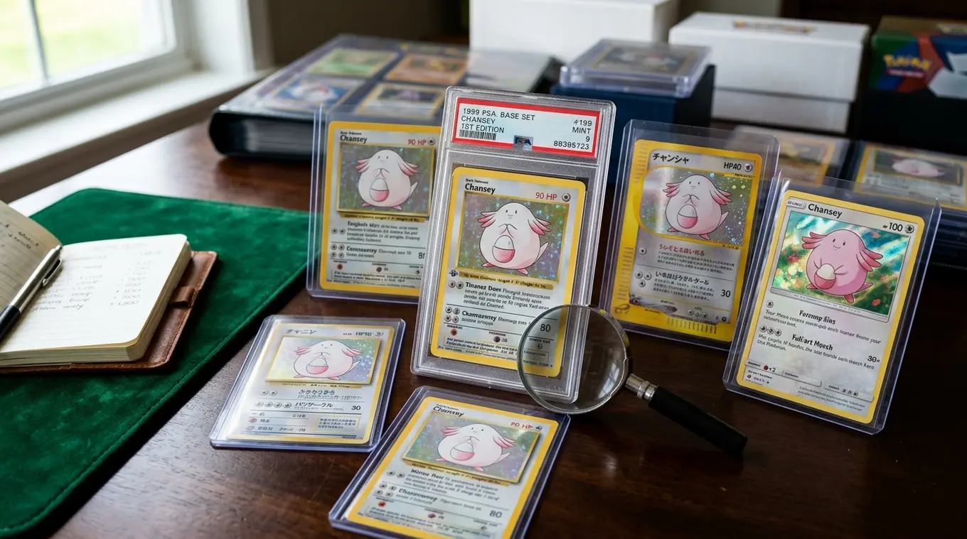 Chansey Pokémon kaart waarde