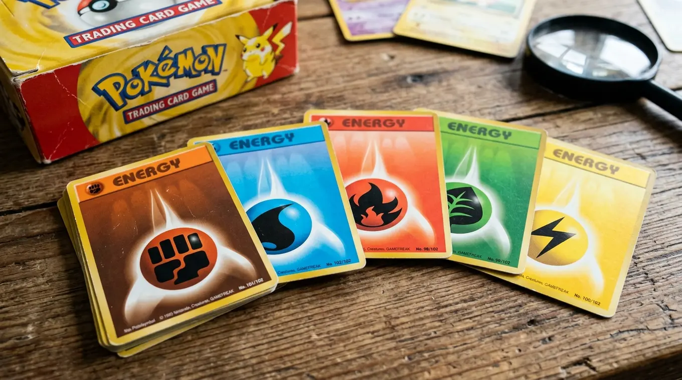 Energy kaarten Pokémon waarde 1995